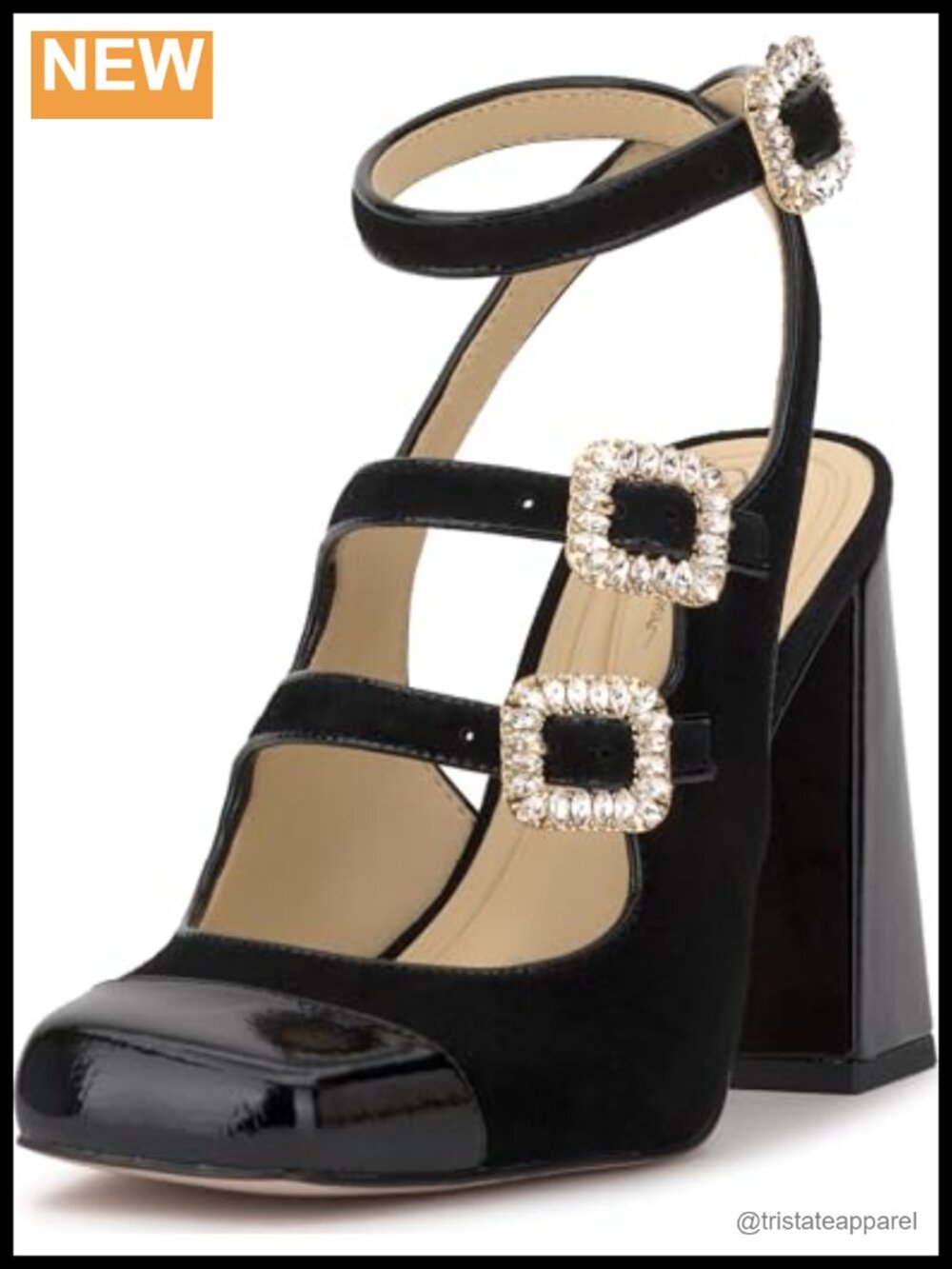 Jessica Simpson Lymen Suede Block Heel Pump Formal Dress Shoe
